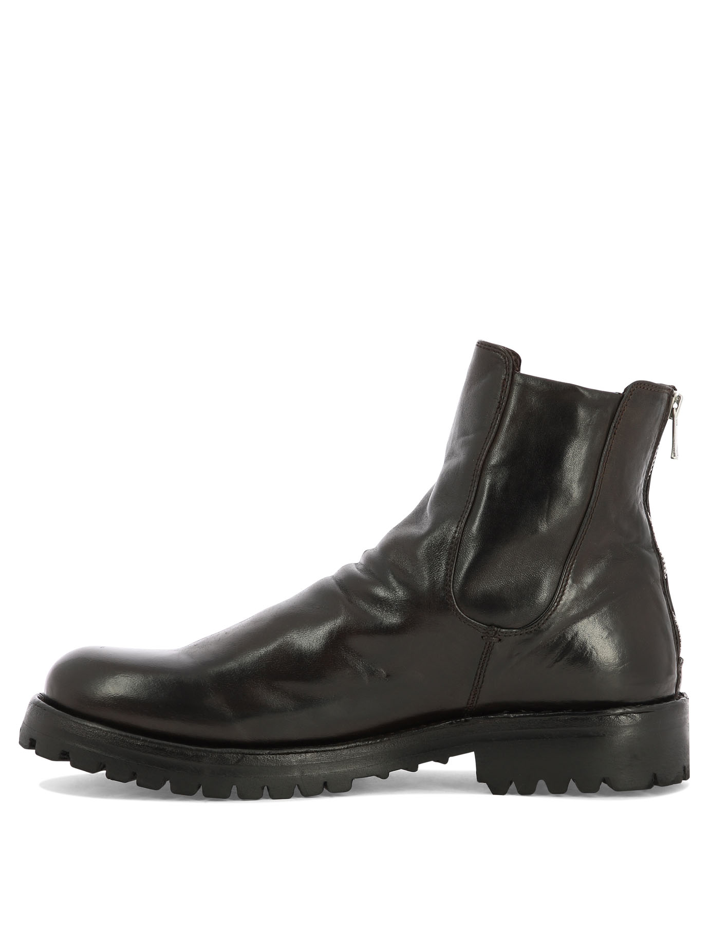 OFFICINE CREATIVE Brown Iconic ankle boots